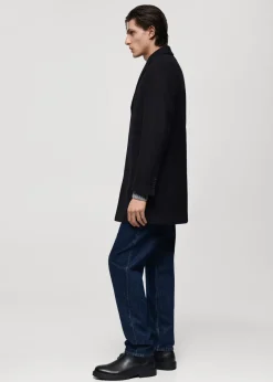 MANGO Płaszcze*Lekki płaszcz z wełny z recyklingu