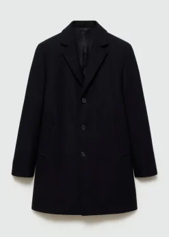 MANGO Płaszcze*Lekki płaszcz z wełny z recyklingu