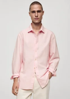 MANGO Koszule*Lniana koszula o klasycznym kroju