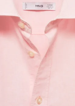 MANGO Koszule*Lniana koszula o klasycznym kroju