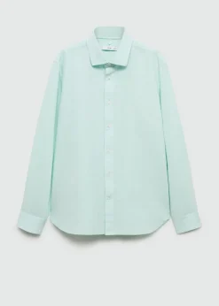 MANGO Koszule*Lniana koszula o klasycznym kroju