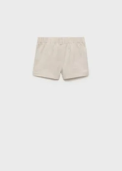 Dzieci MANGO Bermudy*Lniane bermudy