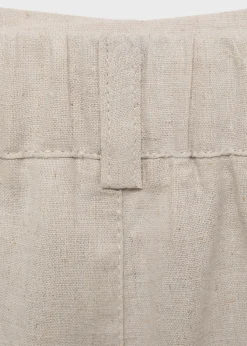 Dzieci MANGO Bermudy*Lniane bermudy