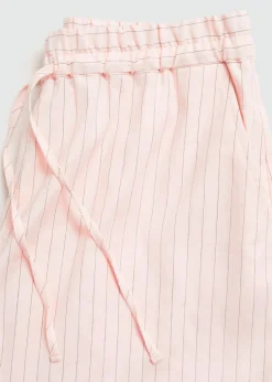 MANGO Krótkie Spodenki*Lniane szorty w paski