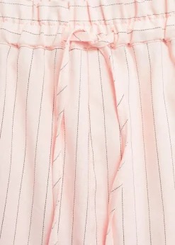 MANGO Krótkie Spodenki*Lniane szorty w paski