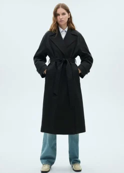 MANGO Płaszcze*Long oversized double-breasted trench coat