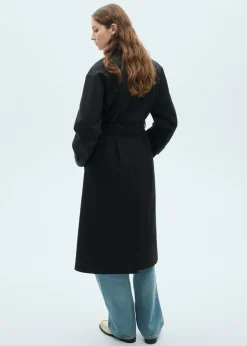 MANGO Płaszcze*Long oversized double-breasted trench coat