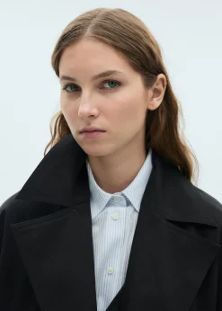 MANGO Płaszcze*Long oversized double-breasted trench coat