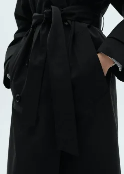 MANGO Płaszcze*Long oversized double-breasted trench coat