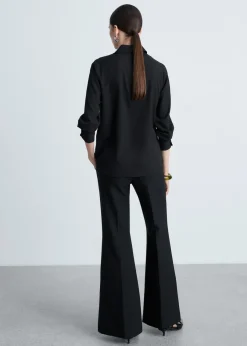 MANGO Koszule I Bluzki*Luźna koszulka z długim rękawem