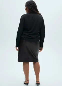 MANGO Koszule I Bluzki*Luźna koszulka z długim rękawem