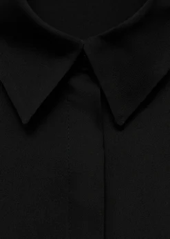 MANGO Koszule I Bluzki*Luźna koszulka z długim rękawem