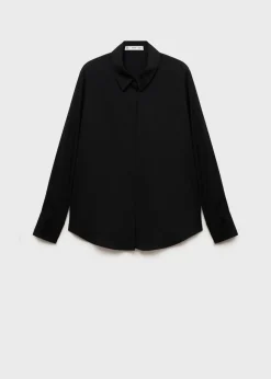 MANGO Koszule I Bluzki*Luźna koszulka z długim rękawem