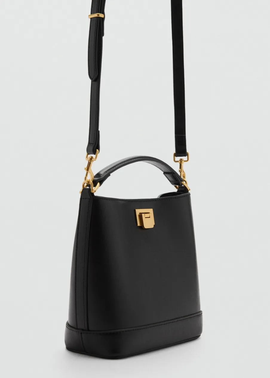 MANGO Torebki*Mała torba shopper z metalowymi elementami