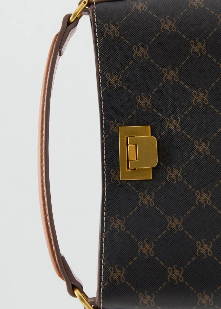 MANGO Torebki*Mała torba shopper z nadrukiem logo