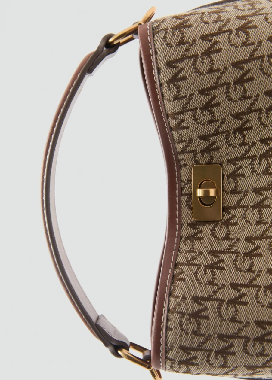 MANGO Torebki*Mała torba shopper z nadrukiem logo