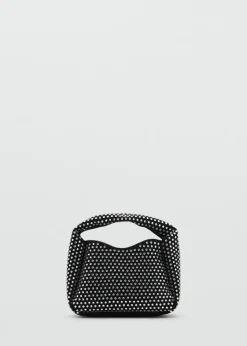MANGO Torebki*Mała torebka ze strasem i łańcuszkiem