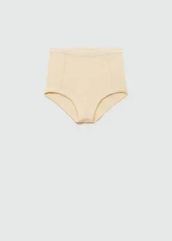 MANGO Krótkie Spodenki*Majtki z dzianiny z dekoracyjnymi szwami