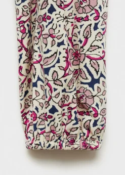 MANGO Koszule I Bluzki*Marszczona bluzka z falbaniastym rękawem