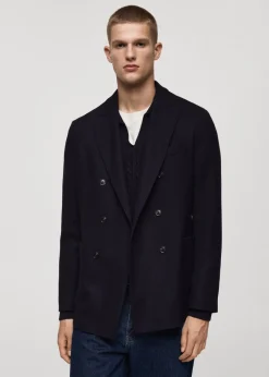 MANGO Marynarki|Marynarki*Marynarka dwurzędowa slim fit z diagonalu