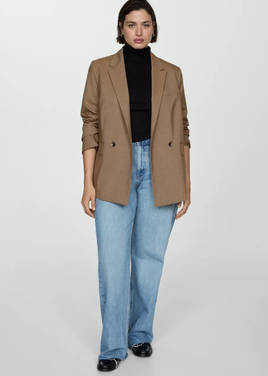 MANGO Marynarki*Marynarka dwurzędowa w pepitkę