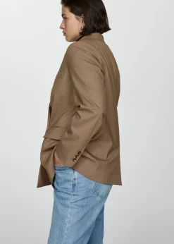 MANGO Marynarki*Marynarka dwurzędowa w pepitkę