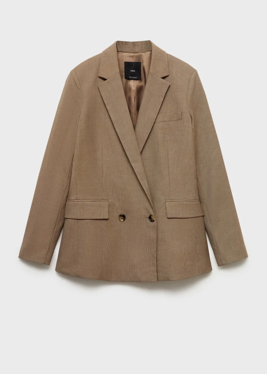 MANGO Marynarki*Marynarka dwurzędowa w pepitkę