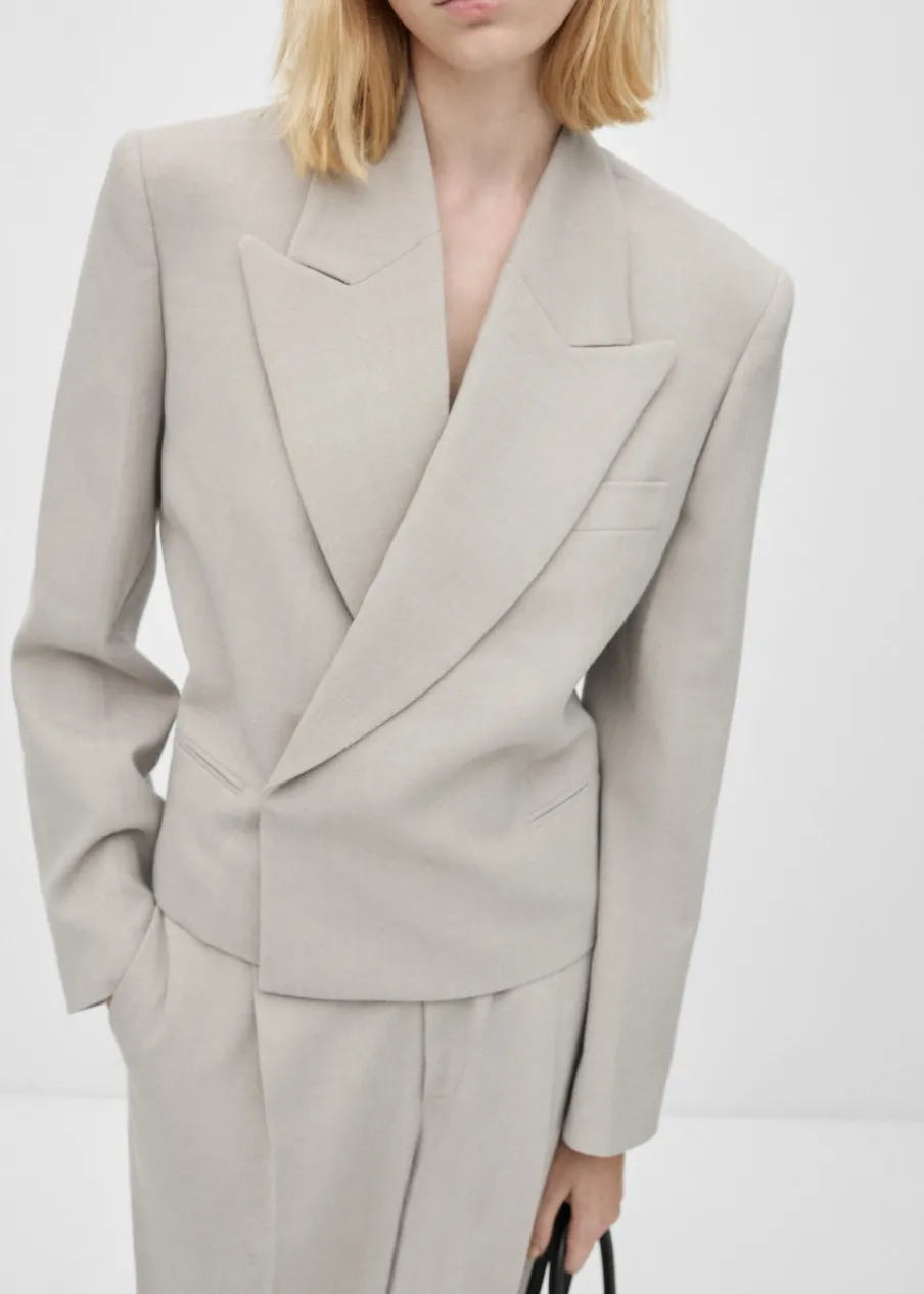 MANGO Marynarki*Marynarka garniturowa dwurzędowa