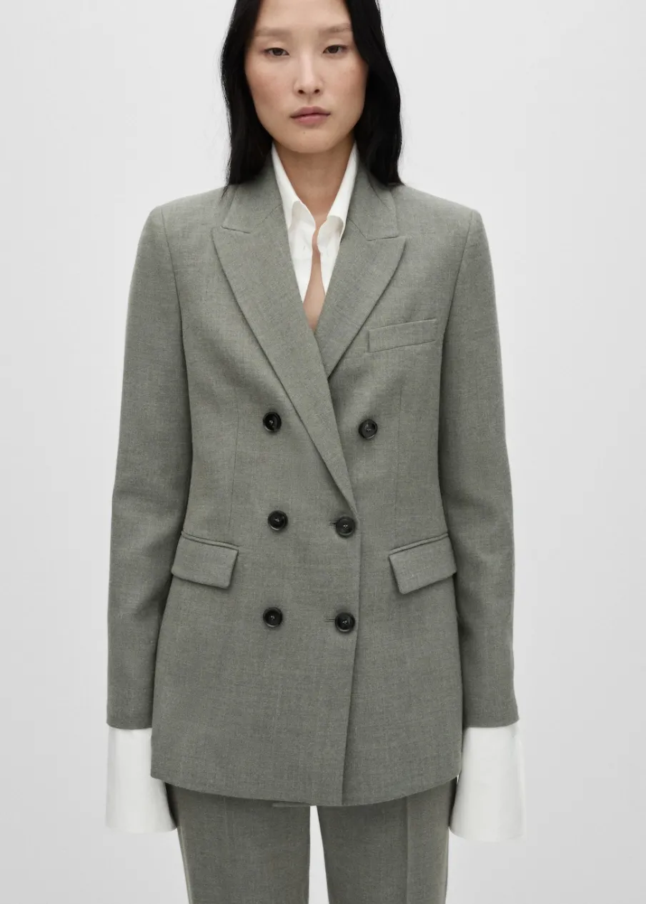 MANGO Marynarki*Marynarka garniturowa dwurzędowa