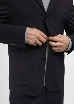 MANGO Marynarki|Marynarki*Marynarka garniturowa slim fit z wełny w paski