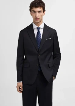 MANGO Marynarki*Marynarka garniturowa slim fit z 100% wełny dziewiczej