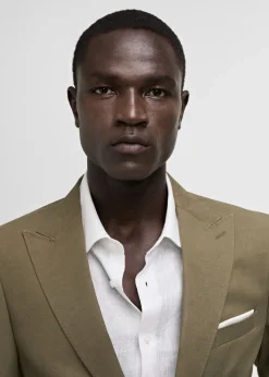 MANGO Marynarki*Marynarka garniturowa slim fit z mieszanki tencelu