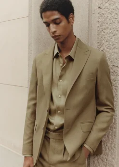 MANGO Marynarki*Marynarka garniturowa slim fit z mieszanki tencelu