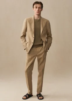 MANGO Marynarki*Marynarka garniturowa slim fit z 100% lnu