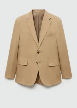 MANGO Marynarki*Marynarka garniturowa slim fit z 100% lnu
