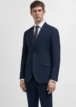 MANGO Marynarki*Marynarka garniturowa slim fit z 100% lnu