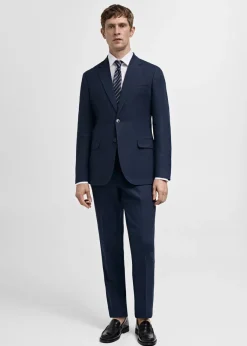 MANGO Marynarki*Marynarka garniturowa slim fit z 100% lnu