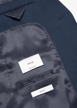 MANGO Marynarki*Marynarka garniturowa slim fit z 100% lnu