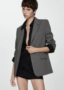 MANGO Marynarki*Marynarka garniturowa w prążki