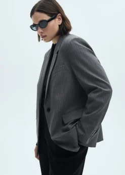 MANGO Marynarki*Marynarka garniturowa w prążki