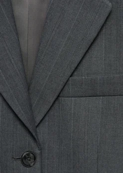 MANGO Kurtki|Marynarki*Marynarka garniturowa w prążki