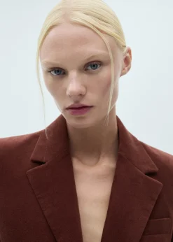 MANGO Kurtki|Marynarki*Marynarka garniturowa z aksamitu