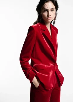 MANGO Marynarki*Marynarka garniturowa z aksamitu