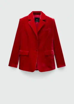 MANGO Marynarki*Marynarka garniturowa z aksamitu
