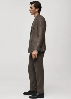 MANGO Marynarki|Marynarki*Marynarka garniturowa z flaneli z 100% włoskiej wełny