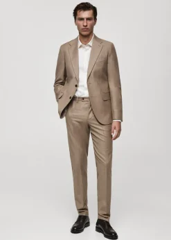 MANGO Marynarki|Marynarki*Marynarka garniturowa z flaneli z 100% włoskiej wełny