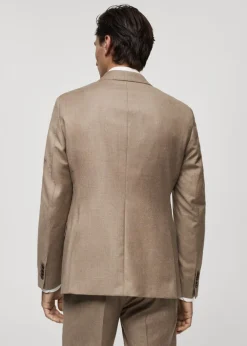 MANGO Marynarki|Marynarki*Marynarka garniturowa z flaneli z 100% włoskiej wełny