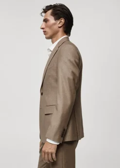 MANGO Marynarki|Marynarki*Marynarka garniturowa z flaneli z 100% włoskiej wełny