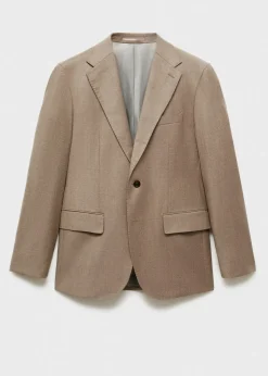 MANGO Marynarki|Marynarki*Marynarka garniturowa z flaneli z 100% włoskiej wełny