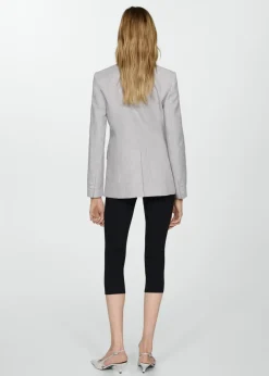 MANGO Marynarki*Marynarka lniana w pepitkę